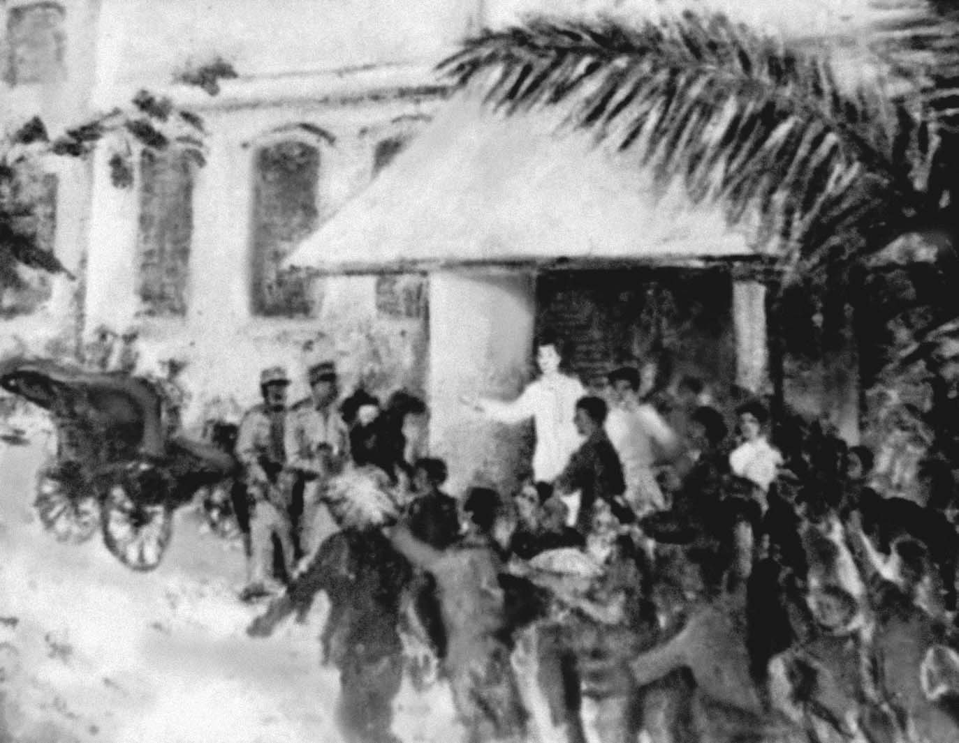 Nguyễn Tất Thành tham gia biểu tình chống thuế (1908)